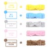 Simnice 8 Pack Microfiber Bowtie Headbands Facial Makeup Headband（Wide & Narrow） Spa Yoga Sports Shower Adjustable Elastic Cosmetic Bowknot Hair Band for Girls and Women