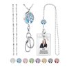 Lanyards for Id Badges Women Cute Keys Teacher Appreciation Gifts Keychain Badge Holder Necklace Silver Pretty Graduation Nurse Personalized Retractable Essential Oil Tree Life