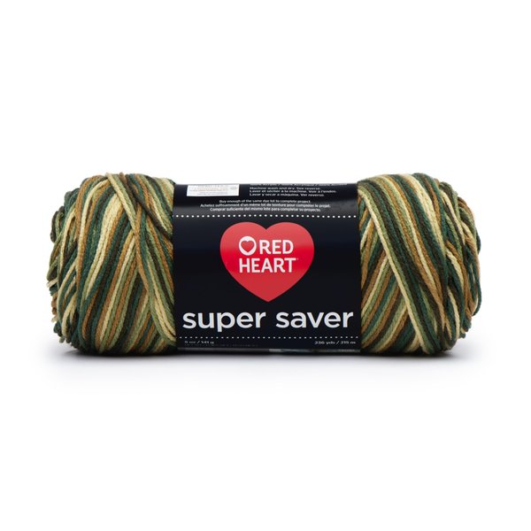 Red Heart Super Saver Economy Yarn, Woodsy Print