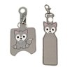 Wolf Hand Sanitizer and/or Lip Balm Holder