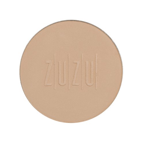 ZUZU LUXE Mineral Powder, Dual Powder Foundation, medium to full coverage, natural finish. Natural, Paraben Free, Vegan, Gluten-free, Cruelty-free, Non GMO, 32 oz. (Refill D-17)