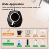 HX HECLX Mug Warmer Coffee Warmer for Desk Heater Accessories 131℉/149℉/167℉ Adjustable Temperature 25W 4h Auto Shut Off-Setting Cup Warmer for Coffee, Beverage, Milk, Tea, Water (Mug Not Included)