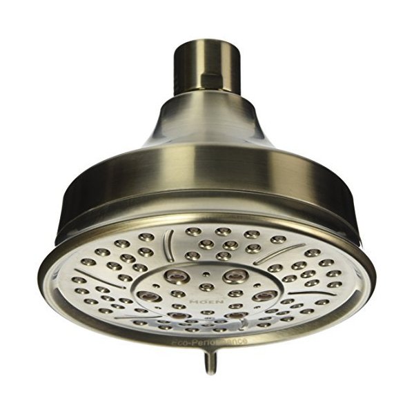 Moen 3638EPBN Four-Function 4-3/8-Inch Diameter Showerhead, Brushed Nickel