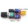 Riorand DC 3V 6V 12V 24V 35V 5A Motor Speed Controller PWM Speed Control Ultra Small LED Dimmer（2PCS）