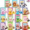JOYIN 30 Packs Valentine's Day Gifts Cards with Animal Plush Toy for Kids, Valentine's Plush Keychain Toy for Classroom Exchange Cards and Party Favor, Valentine Greeting Cards, Game Prizes