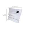 Turtle Fur Micro Fur Single-Layer Neck Gaiter, White, One Size