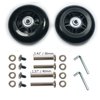 YongXuan Mute Wear-Resistant Luggage Suitcase Replacement Wheels Kit Inline Outdoor Skate Replacement Wheels (80mm x 24mm)