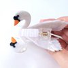 OMG Decor White Swan Claw Clip,Acetate Hair Clips,Small Claw Clips for Women