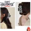 Halloween Claw Clips Ghosts Letter Hair Clips Strong Non-Slip Hair Clips Black Hair Accessories for Women Cute Hair Accessories Claw Clips for Thick Thin Hair Styling Decorate 1Pcs
