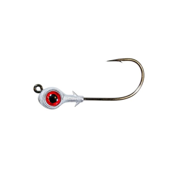 Z-Man Trout Eye Jigheads 1/4 Oz Glow Fishing Equipment, Pack of 3