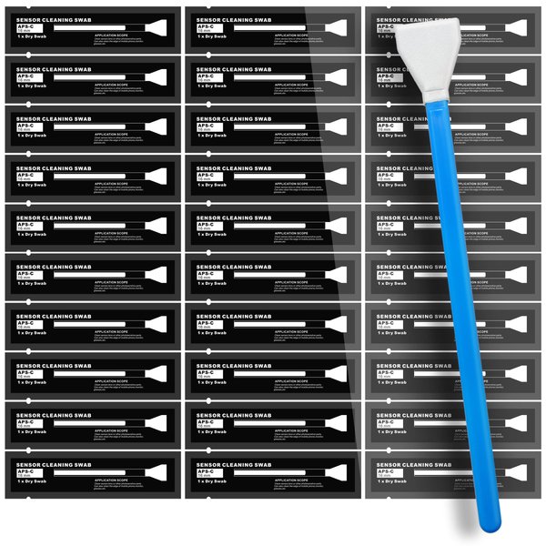 AAWipes Sensor Cleaning Swabs 16MM for Full Frame Sensor of DDR24 DSLR or SLR (200 Pack)
