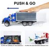Hayuyuxo 25Pcs Dinosaur Truck Carrier with Dinosaur Playset and Play Mat, Dinosaur car,Dinosaur Toys and Transport Car Toy Set for Kids Boy Girl Play Birthday Party Favors