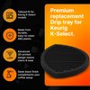 SplashNColor Drip Tray Replacement Compatible with Keurig K-Select - ABS Coffee Drip Tray - Durable and Easy-to-Clean Design - Perfect Fit for Keurig K-Select Series Coffee Makers - Black (1 Pack)