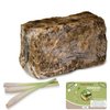 Aroma Depot African Black Soap 8 oz. Scented Lemongrass Bar Handmade with Shea Butter, Essential Oil. 100% Natural Infused Soap For Face and as a Body Wash