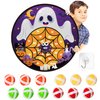 Halloween Games Dart Board 26in Ghost Dart Board with 12 Sticky Balls and Hooks Halloween Party Favors Indoor Outdoor Sports Puzzle Game