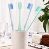 Y-Kelin 4 Pcs U-Shaped Orthodontic Toothbrush Soft Bristle with 4 Toothbrush Head Cover for Orthodontic People Effective Cleaning Teeth