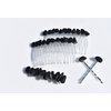Apache Tears Stone Hair Clip Set - Includes 2 Hair Combs, 1 60 mm French Barrette, 2 Hair Pins