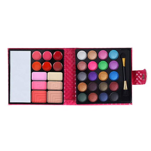 PhantomSky 32 Colors Eyeshadow Palette Makeup Contouring Kit Combination with Lipgloss, Blusher and Concealer #1 - Perfect for Professional and Daily Use