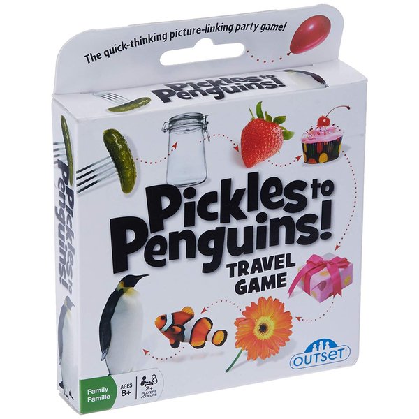 Pickles to Penguins! Travel Edition -The Quick-Thinking Picture-Linking Party Game – for 2 or More Players Ages 8 and up by Outset