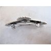 Generic Silver or bronze metal eagle bird hair clip barrette (Primary color: Silver), 1 Count (Pack of 1)