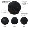 Lotfon Short Curly Wigs for Black Women Synthetic Hair Heat Resistant Fluffy Natura Wigs for African American Women (Brown)