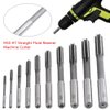 10Pcs Machine Reamer Set,HSS H7 Straight Flute Chucking Reamer Milling Cutter 3/4/5/6/7/8/9/10/11/12mm