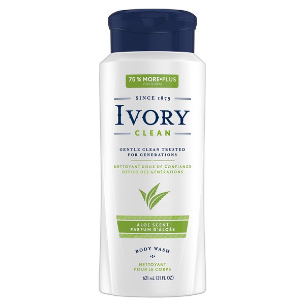 Ivory Clean Aloe Body Wash 21 oz Packaging may Vary