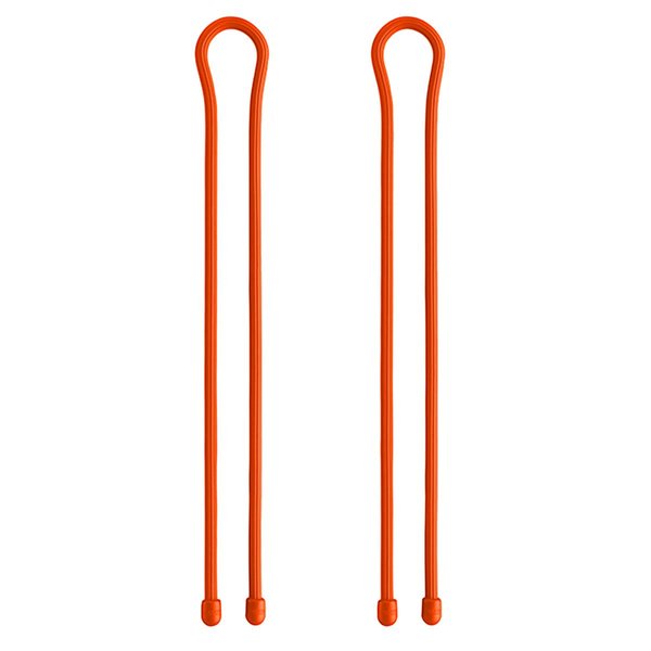 GEAR TIE ORANGE 12" 2PK