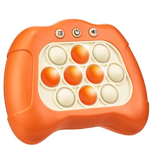 Acvens Quick Push Game for Kids 8-12,Pop Sensory Fidget Toys for Kids 6-12,Birthday Gifts for Boys and Girls (Orange)