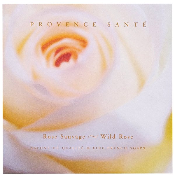 Provence Sante PS Gift Soap Wild Rose, 2.7oz 4 Bar Gift Box