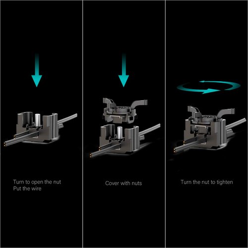 Malibu Wire Connector for Low Voltage Wire 2 Pack Splitter Outdoor Landscape Lighting Terminal Connectors