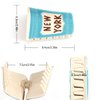 Blue Personalized American New York Coffee Cup Hair Claw Clip,Funny Acetate Hair Claw for Women Gift
