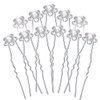 REVEW 23pcs Bridal Hair Comb Accessories Wedding Hair Accessories For Brides Bridal Hair Pins Crystal Pearls Flower Headpiece Hair Pins Decorative