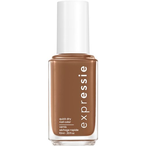 Essie expressie, Quick-Dry Nail Polish, 8-Free Vegan, Warm Brown, Cold Brew Crew, 0.33 fl oz