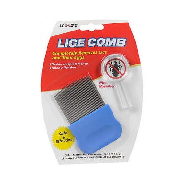 Health Enterprises Lice Comb Standard Medicomb With 5X Magnifier, each (Pack of 2)