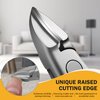 BEZOX Toe Nail Clippers for Thick Toenails for Seniors – Raised Cutting Edge Ingrown Toenail Clippers, Ergonomic Design Toenail Scissors for Thick Nails, Podiatrist Recommended - Red
