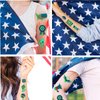 Generic 4th of July Temporary Tattoos Stickers Independence Day Temporary Tattoo for Kids Adults Luminous Party Supplies Patriotic Stickers Glow in The Dark Memorial Day Decorations