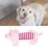 Dog Toys, Cute Striped Animal Dog Squeaky Toys Dog Stuffed Animals Chew Toy with 4 Legs Soft Durable Plush Dog Toys for Pet Dog Cat(#3)