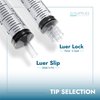 BH Supplies 20ml Luer Lock Tip Syringes (No Needle) - Sterile, Individually Wrapped - 50 Syringes