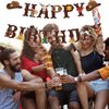 Western Cowboy Theme Wild West Party Decoration,Pre-Strung Happy Birthday Banner,Retro Horse Rodeo Party Supplies for Boys,Cowboy Hat Horses Garland for Boys Birthday Party