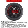 ZHSYMX Universal Oil Pressure Gauge Kit 2-1/16" (52mm) 150 PSI - Digital Meter Red Display with 1/8NPT Electronic Sensor - for Boat Marine Car Auto Truck Automotive Gauge Sets