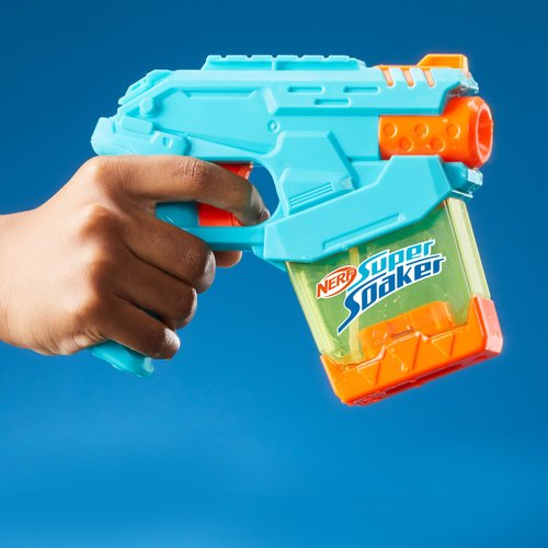 Nerf Super Soaker Mini Dunk-Fill Water Blaster, Easy Instant Fill Tank, Just Dunk & Go, 3.4 Fluid Ounce Tank, Water Toys, Ages 6+