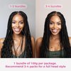 Lashey Human Braiding Hair Deep Wave Bulk Human Hair for Braiding 100% Virgin Hair Bulk No Weft Human Hair Extensions For Boho Braids Knotless Box Braid 100g One Bundle/Pack Natural Black 20 Inch