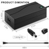 Falamiao 42V 2A Charger Replacement for Gotrax Electric Scooter 1 Prong with 5.5mm tip Universal Compatible with 36V Li-ion Battery Jetson Go Trax G2 G3 G4,GXL V2,Rival,XR Ultra/Elite,Apex