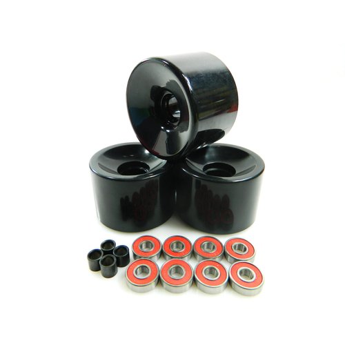 Choice 78a Longboard Wheels (Offset), 76mm, Black