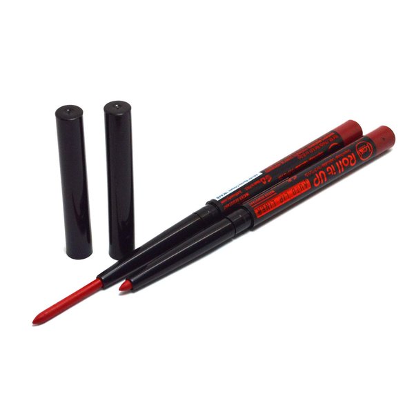 Jcat Beauty 2pcs x RAL104 Electric Crimson Auto Roll it Up Lip Liner Lipliner Pencil + Free Zipbag