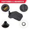 Fitede 4L60E Transmission Filter Kit with Gasket Fits for Chevy GMC Silverado 1500 Tahoe Savana Sierra Yukon Cadillac Buick Hummer Oldsmobile Pontiac Replaces# 24208576