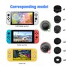 ZHI-NYLLDJS FPS Thumb Grips Set for Nintendo Switch/OLED/Lite,for Nintendo Switch Joystick Caps,Silicone Analog Stick Caps for Switch Joycon,Assist Motion Rings,Thumb Grip Caps (Black&Black)