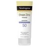 Neutrogena Sheer Zinc Oxide Dry-Touch Sunscreen Lotion with Broad Spectrum SPF 50, Water-Resistant, Hypoallergenic & Non-Greasy Mineral Sunscreen, 3 fl. oz