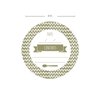 Write On Canning Labels / 250 Jar Lid Labels / 4 Earth Tone Patterned Food Preservation Labeling Designs / 2" Fill in Round Can Top Stickers/Made in The USA